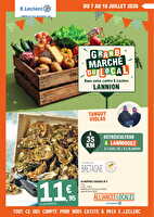Alliances locales juillet chez Leclerc Valable du 07 au 18 juillet 2026