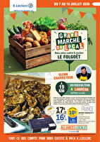 Alliances locales juillet des magasins Leclerc Valable du 07 au 18 juillet 2026