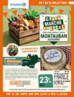 Grand marche du local - audis chez Leclerc Valable du 07 au 18 juillet 2026