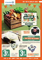 Alliances locales des magasins Leclerc Valable du 07 au 18 juillet 2026