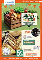 Alliances locales juillet chez Leclerc Valable du 07 au 18 juillet 2026
