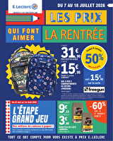 Operation magasin edition n°1 chez Leclerc Valable du 07 au 18 juillet 2026