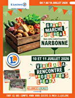 Grand marche du local - sodilang des magasins Leclerc Valable du 07 au 18 juillet 2026