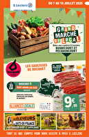 Grand marche du local des magasins Leclerc Valable du 07 au 18 juillet 2026