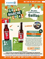 Grand marche du local - gaillac chez Leclerc Valable du 07 au 18 juillet 2026