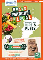 Alliances locales 1 chez Leclerc Valable du 06 au 18 juillet 2026