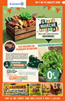 Grand marche du local des magasins Leclerc Valable du 07 au 18 juillet 2026