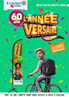 L'année-versaire ! chez Leclerc Valable du 21 au 25 juillet 2026