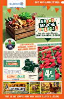 Grand marche du local chez Leclerc Valable du 07 au 18 juillet 2026