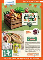 Alliances locales juillet 2026 des magasins Leclerc Valable du 07 au 11 juillet 2026