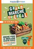 Grand marché du local des magasins Leclerc Valable du 07 au 18 juillet 2026