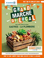 Grand marche du local - lecadis chez Leclerc Valable du 08 au 18 juillet 2026