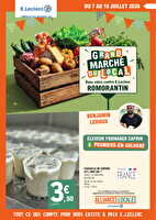 Op alliances locales chez Leclerc Valable du 06 au 18 juillet 2026