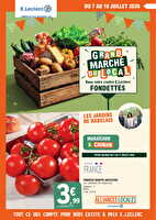 Catalogue alliances locales  des magasins Leclerc Valable du 07 au 18 juillet 2026
