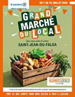 Grand marche du local - ariedis des magasins Leclerc Valable du 07 au 18 juillet 2026
