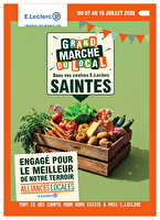 Grand marche du local des magasins Leclerc Valable du 07 au 18 juillet 2026