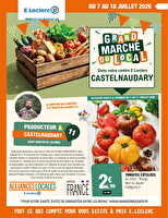 Grand marche du local - castelnaudary chez Leclerc Valable du 07 au 18 juillet 2026