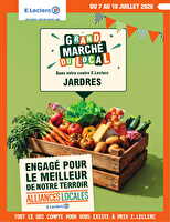Grand marche du local chez Leclerc Valable du 07 au 18 juillet 2026
