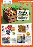 Alliances locales juillet des magasins Leclerc Valable du 07 au 18 juillet 2026