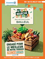 Grand marche du local des magasins Leclerc Valable du 07 au 18 juillet 2026