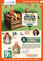 Alliances locales juillet des magasins Leclerc Valable du 07 au 18 juillet 2026