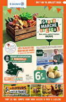 Grand marche du local chez Leclerc Valable du 07 au 18 juillet 2026