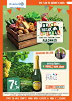 Alliances locales chez Leclerc Valable du 07 au 18 juillet 2026