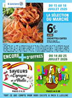 Trafic pouvoir achat 6 - mixte chez Leclerc Valable du 14 au 25 juillet 2026