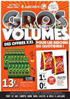 Op gros volume chez Leclerc Valable du 07 au 11 juillet 2026