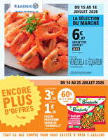Trafic pouvoir achat 6 - mixte chez Leclerc Valable du 14 au 25 juillet 2026
