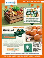 Grand marche du local - sebadis chez Leclerc Valable du 07 au 18 juillet 2026