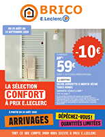 Arrivages bricolage des magasins Leclerc Valable du 25 août au 12 septembre 2026