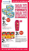 Maxiformatsmaxieconomies des magasins Leclerc Valable du 25 août au 05 septembre 2026