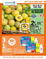 Trafic pouvoir achat 8 - mixte chez Leclerc Valable du 11 au 22 août 2026