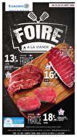 Foire a la viande 2 chez Leclerc Valable du 25 au 29 août 2026