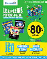 Le goûter fait sa rentrée des magasins Leclerc Valable du 01 au 12 septembre 2026