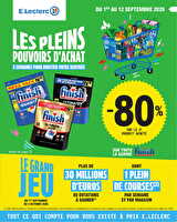 Le goûter fait sa rentrée des magasins Leclerc Valable du 01 au 12 septembre 2026