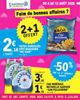 26m321c02lu des magasins Leclerc Valable du 04 au 15 août 2026