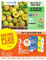 Trafic pouvoir achat 8 - mixte des magasins Leclerc Valable du 11 au 22 août 2026