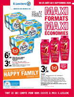 Maxiformatsmaxieconomies chez Leclerc Valable du 25 août au 05 septembre 2026