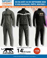 Rdc sport 2026 des magasins Leclerc Valable du 04 août au 05 septembre 2026