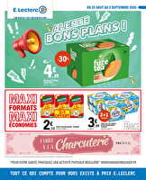 Maxiformatsmaxieconomies chez Leclerc Valable du 25 août au 05 septembre 2026
