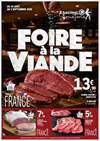 Foire viande 26 des magasins Leclerc Valable du 24 août au 05 septembre 2026
