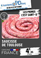 Cata rentrée  chez Leclerc Valable du 01 au 06 septembre 2026