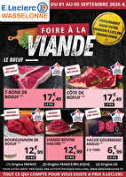Foire à la viande chez Leclerc Valable du 01 au 05 septembre 2026