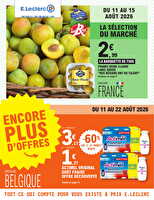 Trafic pouvoir achat 8 - mixte chez Leclerc Valable du 11 au 22 août 2026