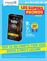 Supers promos #aout rentrée (tpa8) - express  chez Leclerc Valable du 11 au 22 août 2026