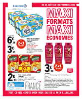 Maxiformatsmaxieconomies des magasins Leclerc Valable du 25 août au 05 septembre 2026
