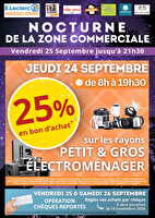 Nocturne des magasins Leclerc Valable du 24 au 26 septembre 2026