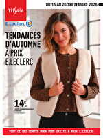 Le rendez-vous jeans des magasins Leclerc Valable du 15 au 26 septembre 2026